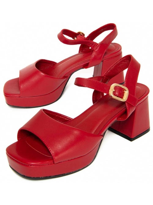 Sandales à Talons Matériel Synthétique Montevita - Kiabi Sandales à Talons Matériel Synthétique Montevita - Kiabi