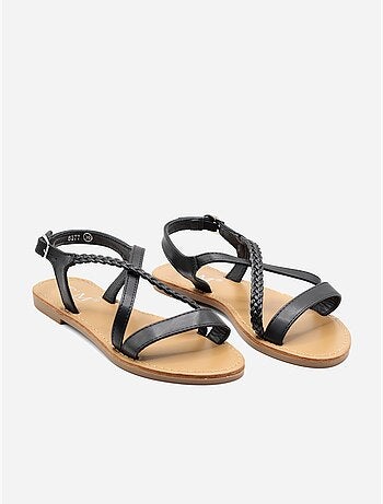 Sandales à tresses