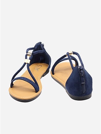 Sandales à zip