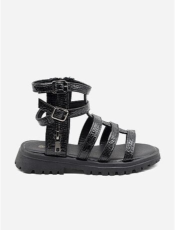 Sandales à zip