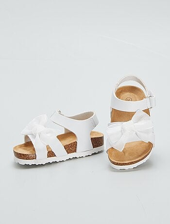 Sandales avec nœud en tulle
