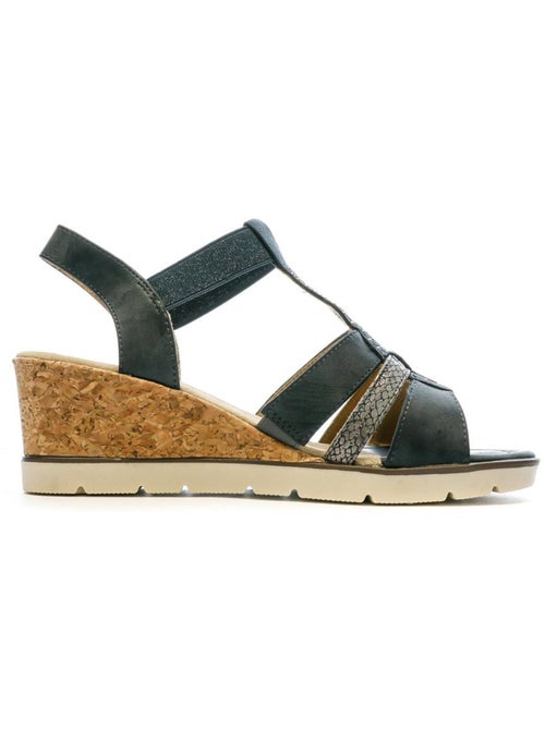 Sandales compensées femme relife - Kiabi Sandales compensées femme relife - Kiabi