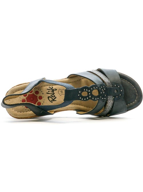Sandales compensées femme relife - Kiabi Sandales compensées femme relife - Kiabi