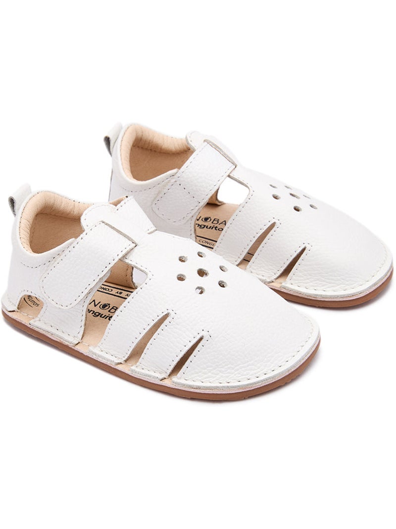 Sandales conguitos barefoot cerradas Blanc - Kiabi
