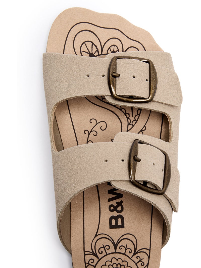 Sandales conguitos barefoot goflex abiertas Beige - Kiabi