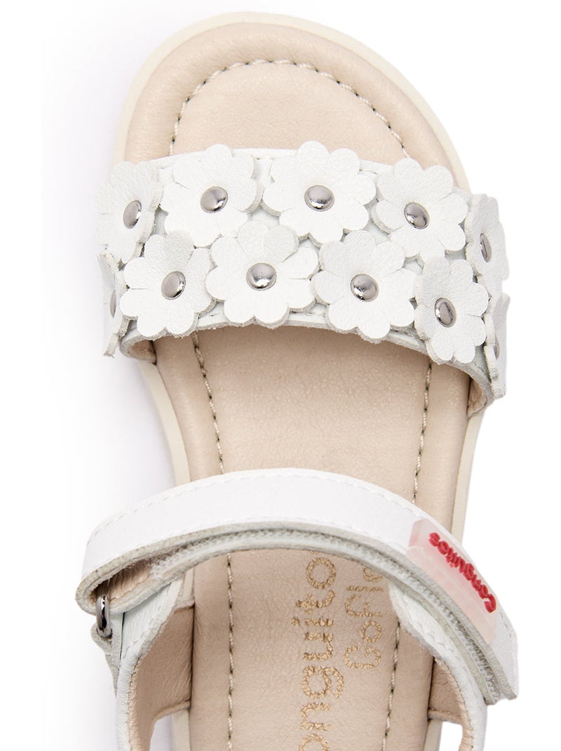 Sandales conguitos barefoot goflex abiertas Blanc - Kiabi