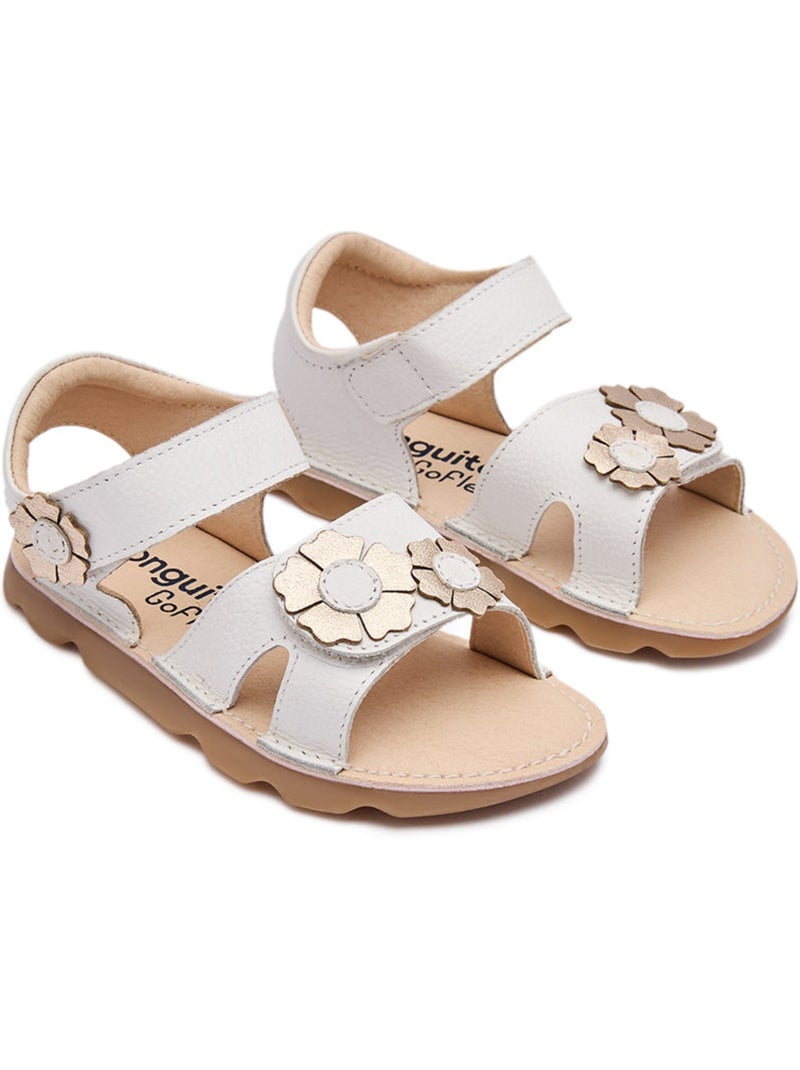 Sandales conguitos barefoot goflex napa Blanc - Kiabi
