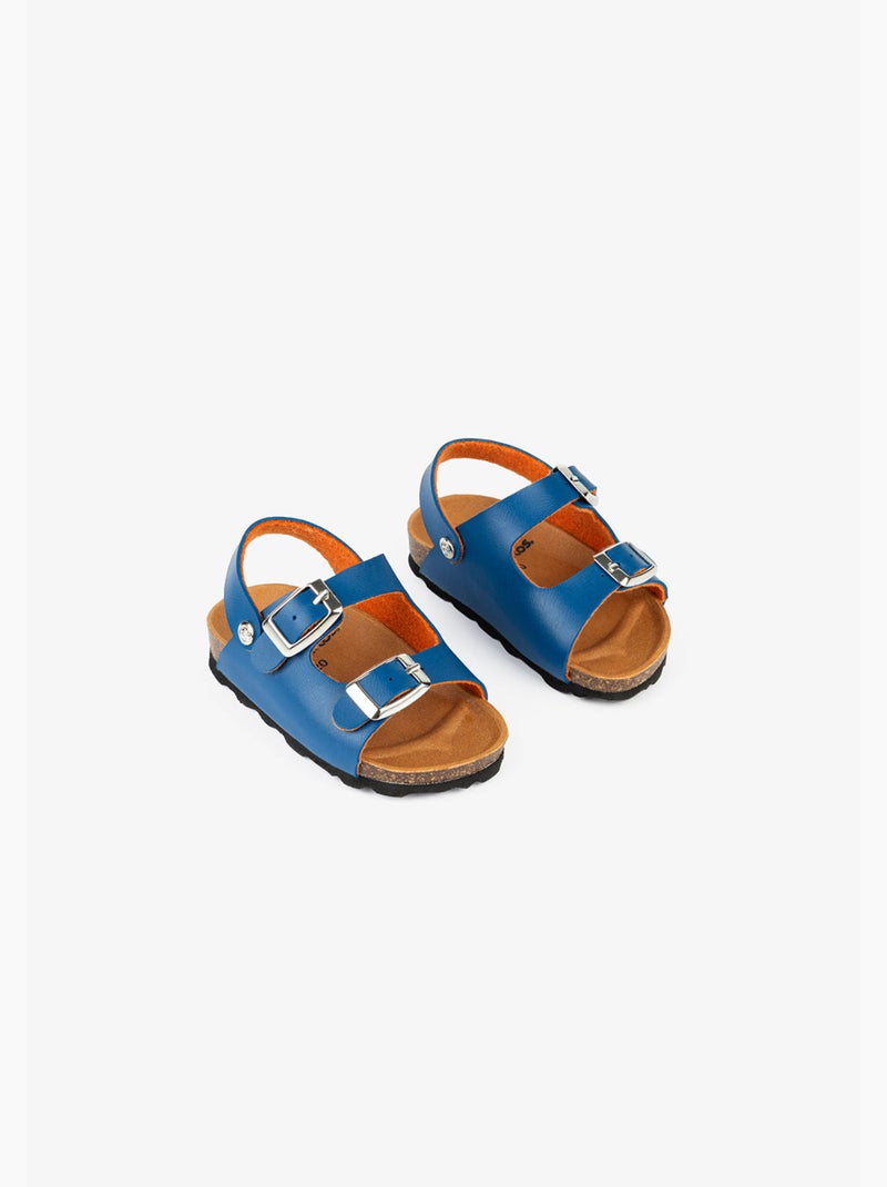 Sandales conguitos bio Bleu roi - Kiabi