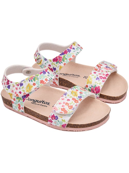 Sandales conguitos bio flores - Kiabi