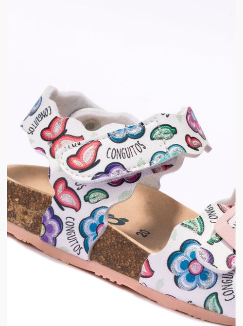 Sandales conguitos bio flowers estampado - Kiabi