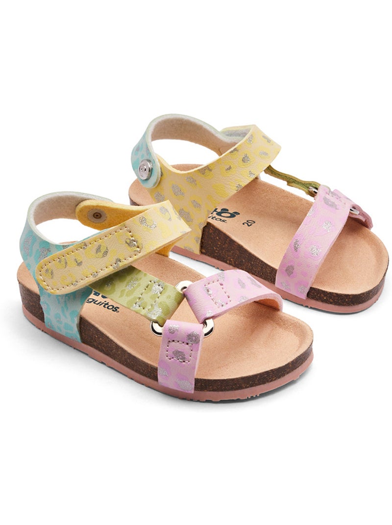 Sandales conguitos bio glitter Multicolore - Kiabi