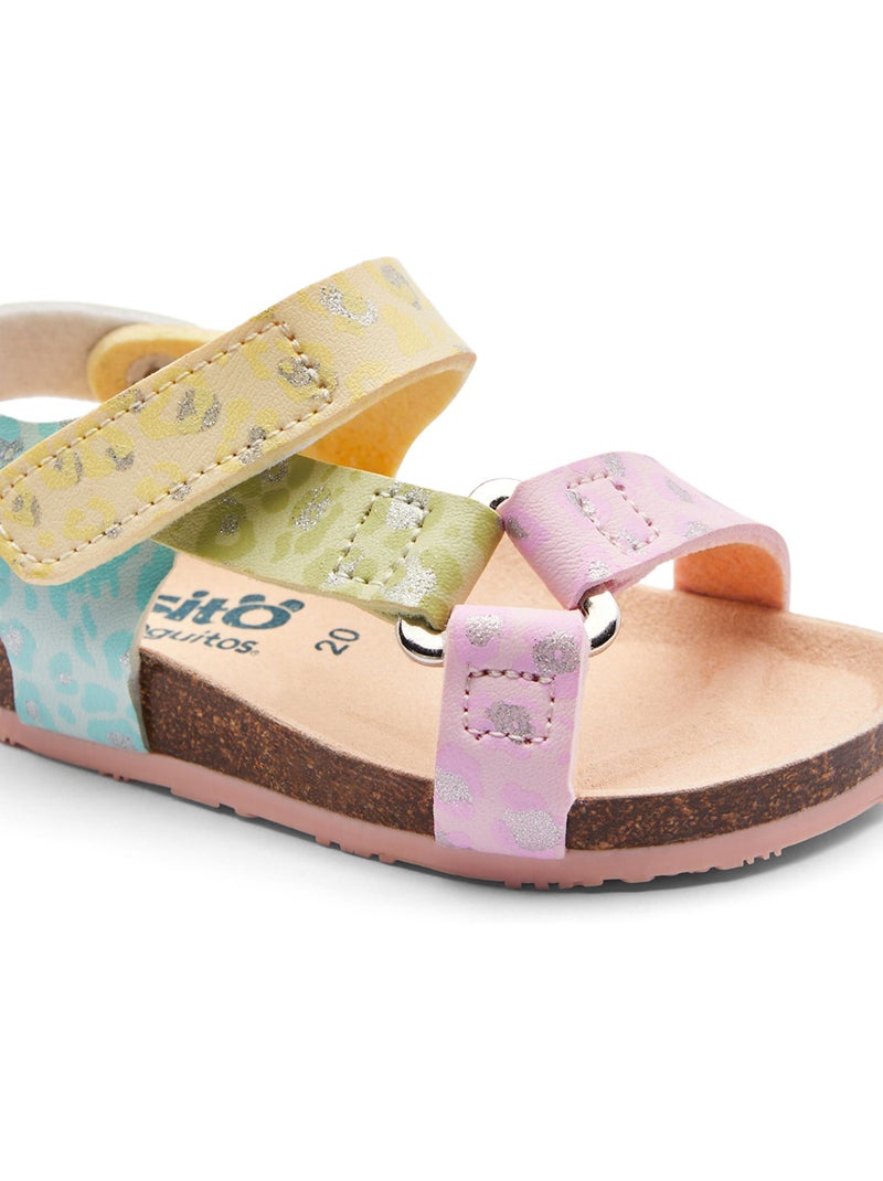 Sandales conguitos bio glitter Multicolore - Kiabi
