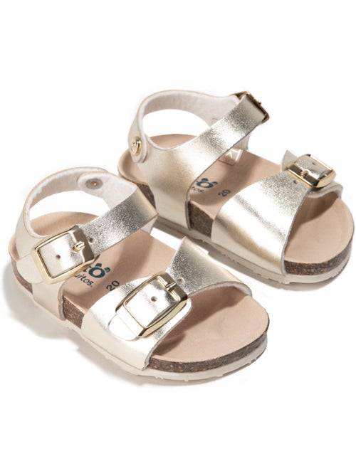 Sandales conguitos bio  metalizado - Kiabi