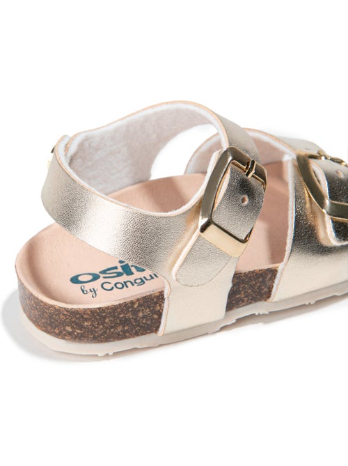 Sandales conguitos bio  metalizado - Kiabi