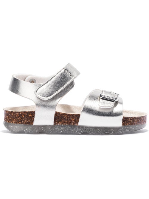 Sandales conguitos bio  metalizado girls - Kiabi