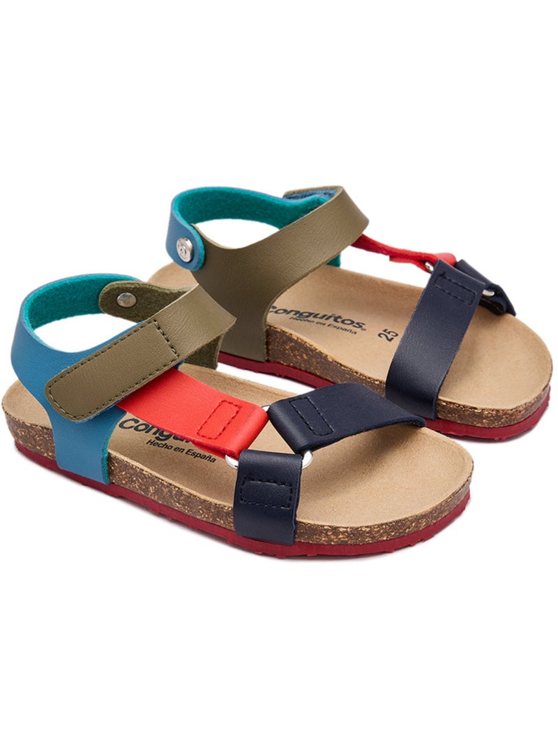Sandales conguitos bio multi blue Multicolore - Kiabi