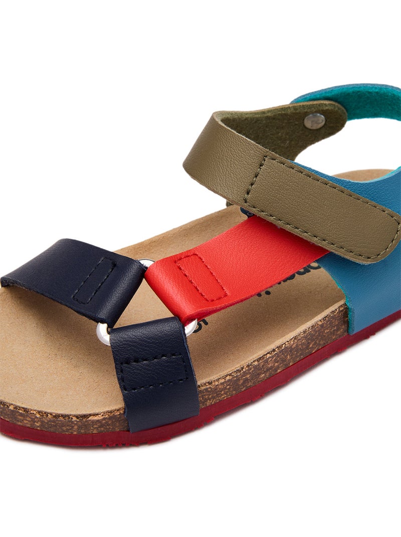 Sandales conguitos bio multi blue Multicolore - Kiabi