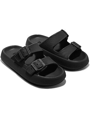 Sandales conguitos double hebilla slides