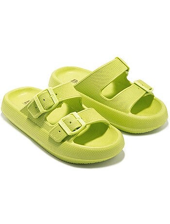 Sandales conguitos double hebilla slides