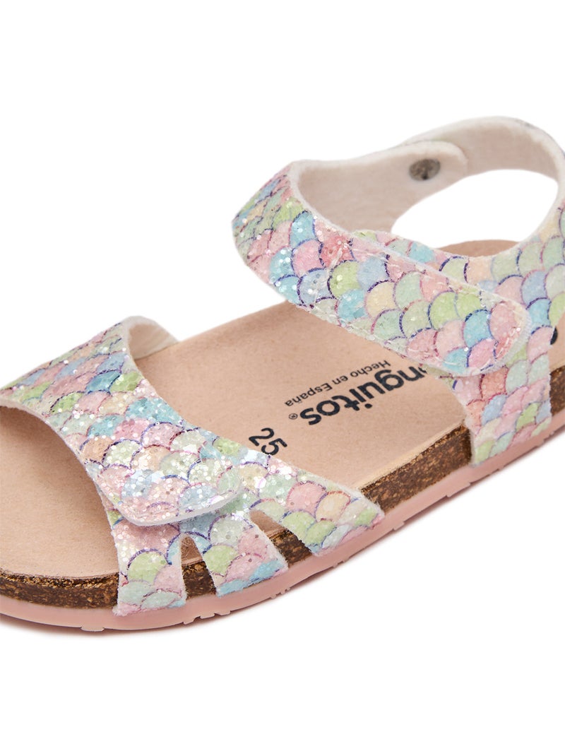 Sandales conguitos ecológicas glitter Multicolore - Kiabi