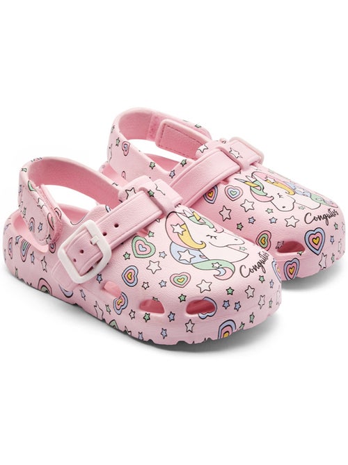 Sandales conguitos fantasía unicornio - Kiabi