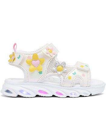 Sandales conguitos floral luces
