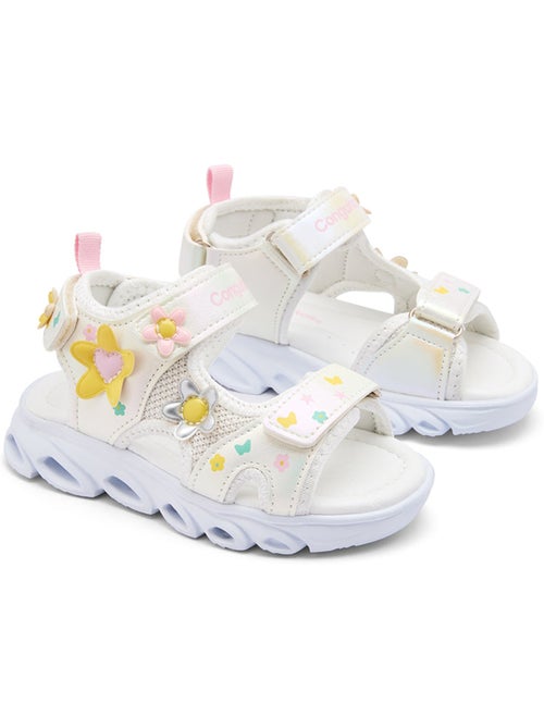 Sandales conguitos floral luces - Kiabi