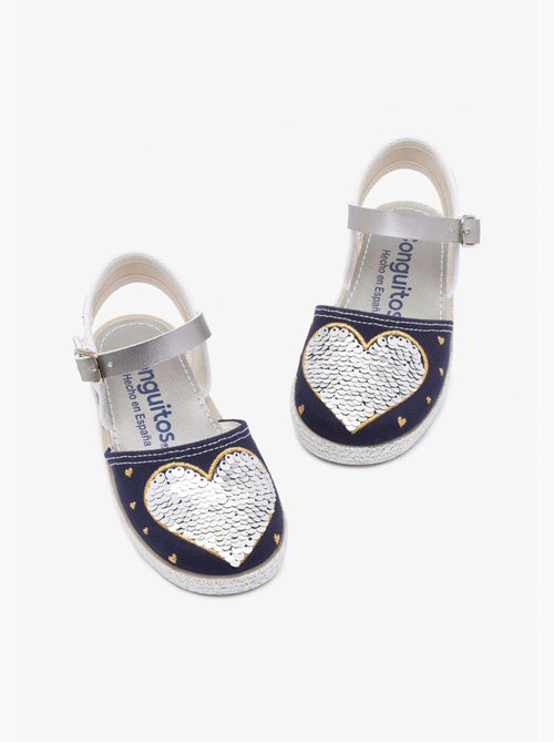Sandales conguitos heart reversible sequins - Kiabi Sandales conguitos heart reversible sequins - Kiabi