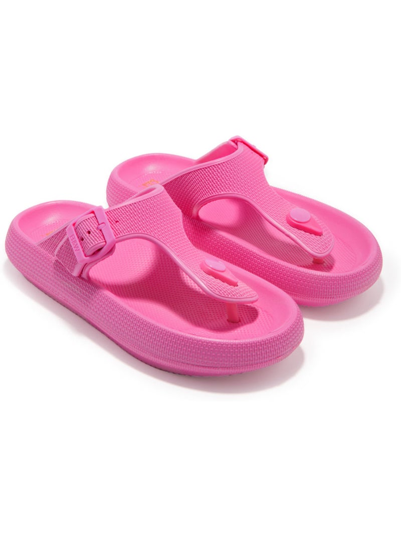 Sandales conguitos hebilla slides Rose - Kiabi