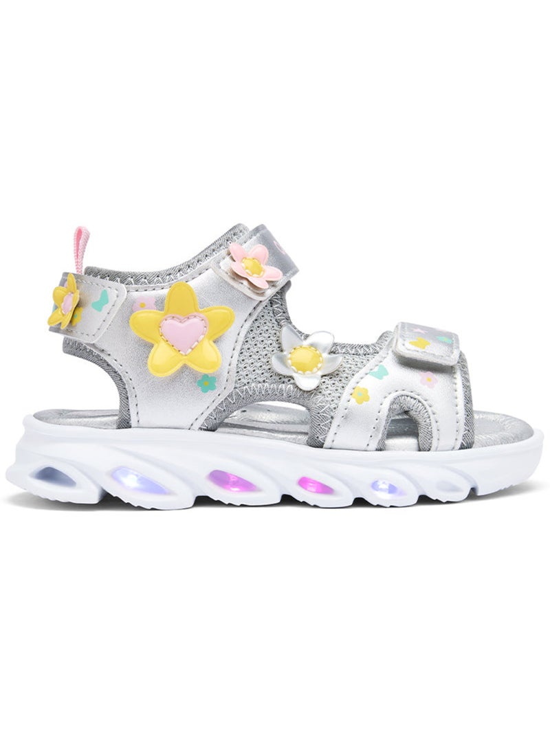 Sandales conguitos light Argent - Kiabi