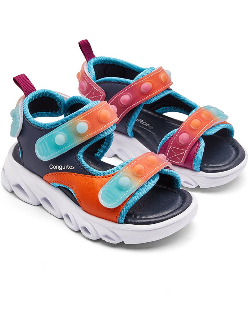 Sandales conguitos luces Bleu marine - Kiabi