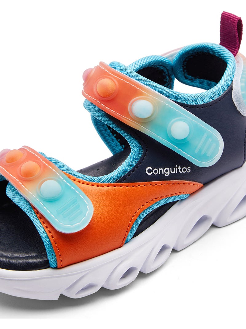 Sandales conguitos luces Bleu marine - Kiabi