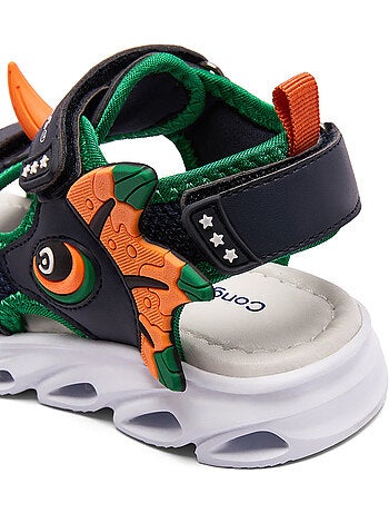 Sandales conguitos luces detalles dino