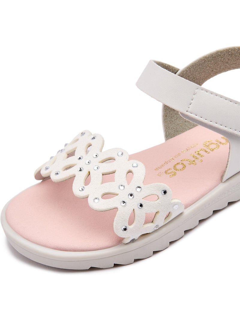 Sandales conguitos mariposa blancas Blanc - Kiabi