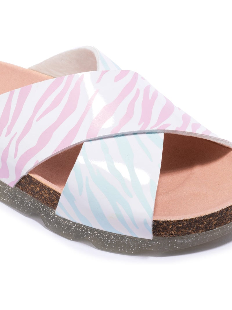 Sandales conguitos multi zebra bio  b&w Multicolore - Kiabi