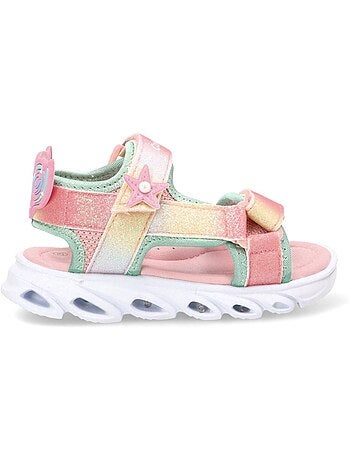 Sandales conguitos rainbow estrellas