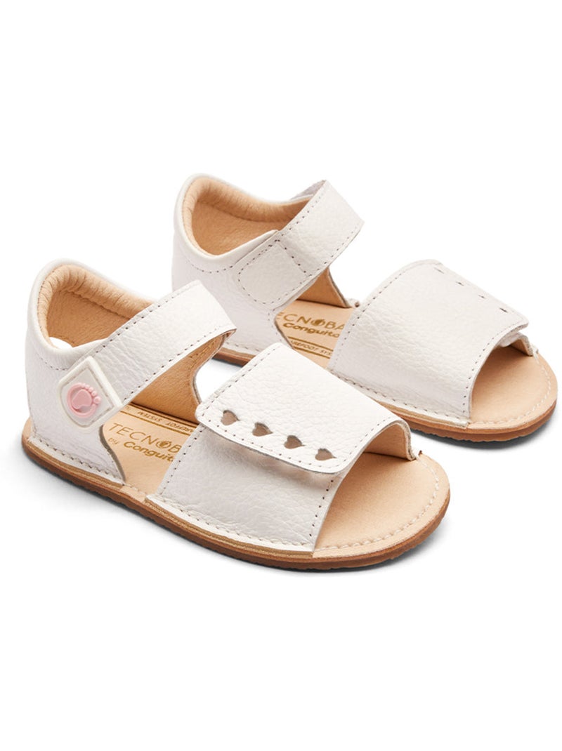 Sandales conguitos respetuosas corazón Blanc - Kiabi