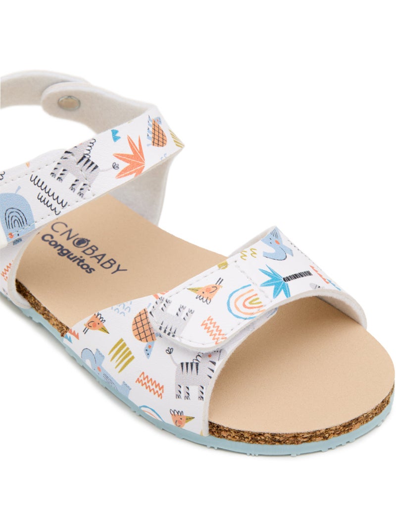 Sandales conguitos respetuosas tiras Multicolore - Kiabi