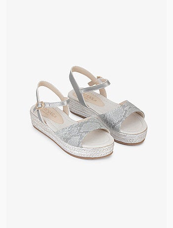 Sandales conguitos snake wedge