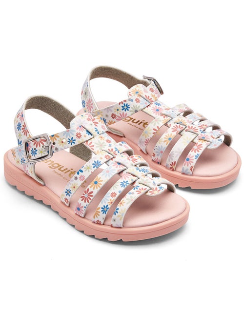 Sandales conguitos tiras florales - Kiabi