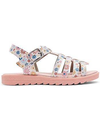 Sandales conguitos tiras florales