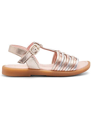 Sandales conguitos tiras piel