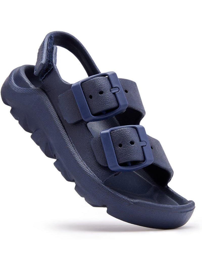 Sandales conguitos transpirable cordones Bleu marine - Kiabi
