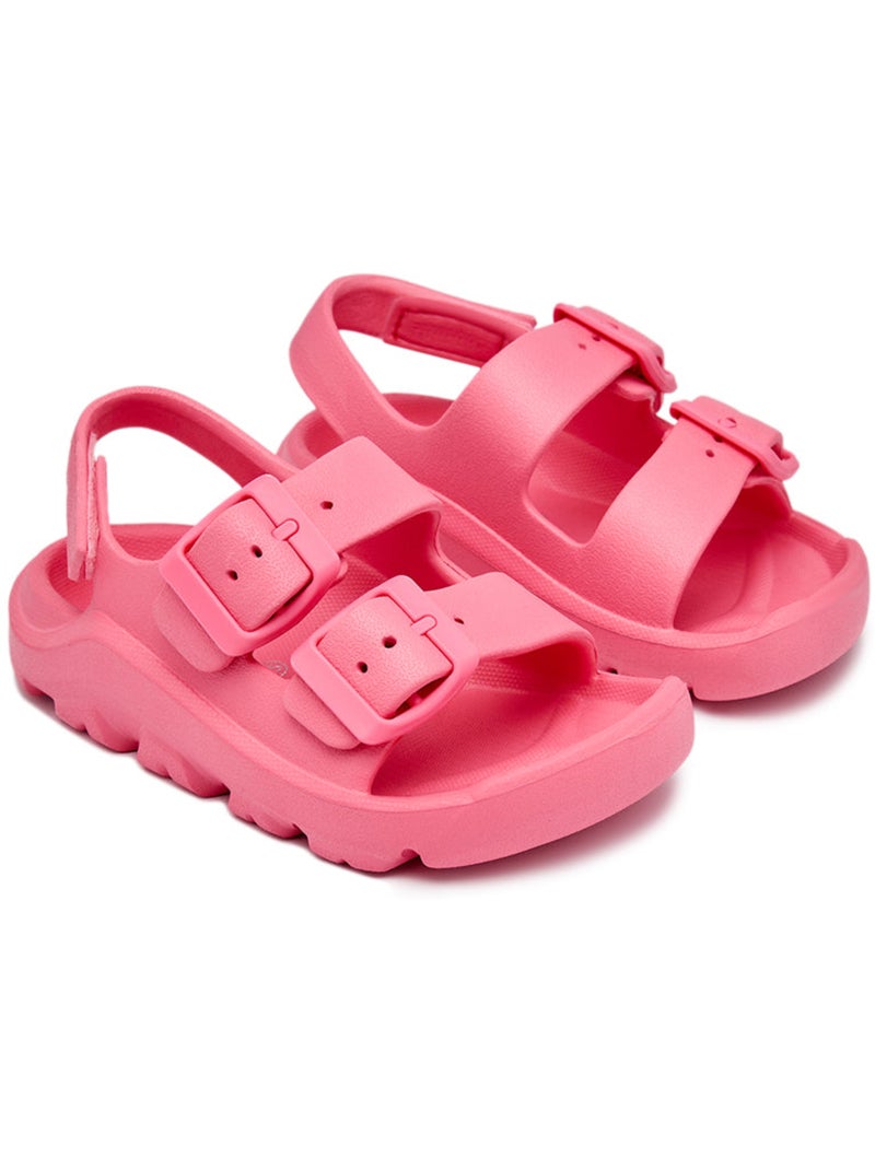 Sandales conguitos transpirable cordones Rose fushia - Kiabi