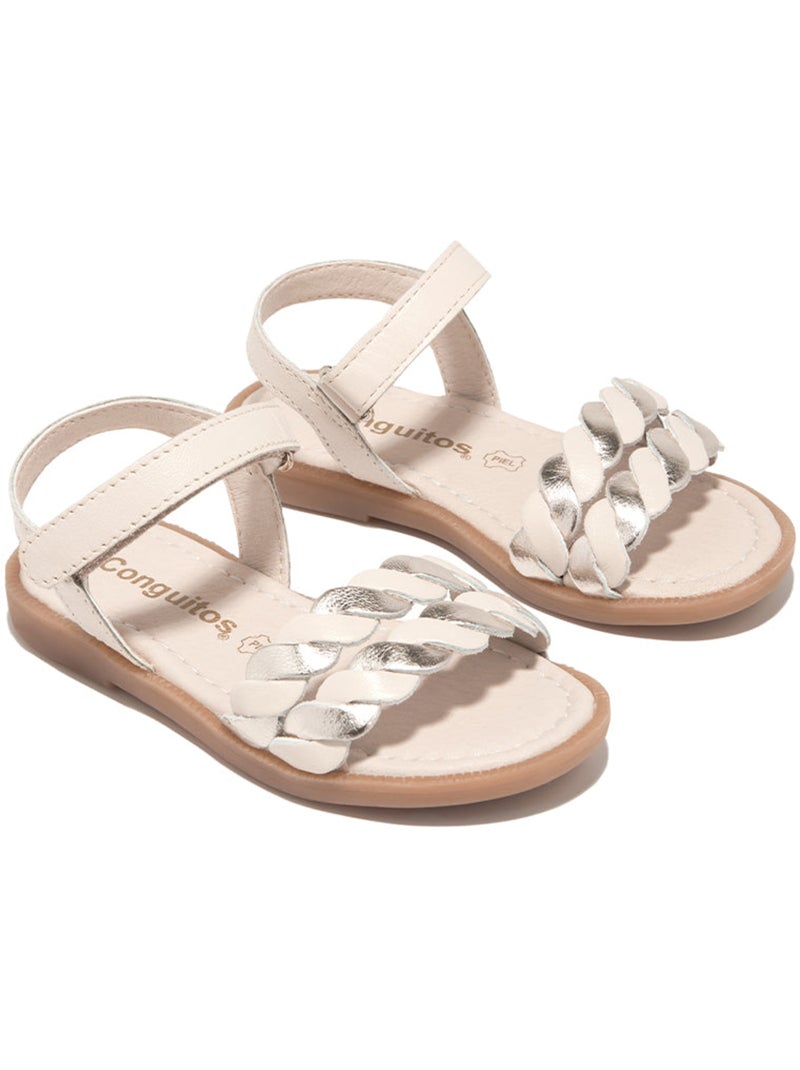 Sandales conguitos trenzado Beige - Kiabi