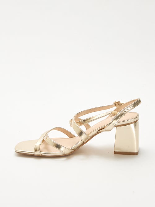 Sandales de cérémonie à talons - Kiabi