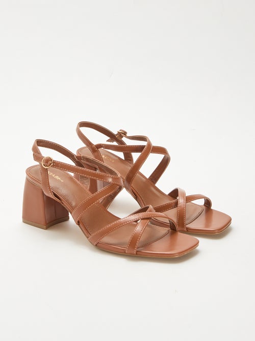 Sandales de cérémonie à talons - Kiabi