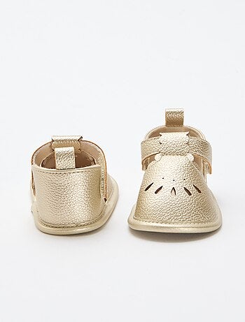 Sandales de cérémonie dorées