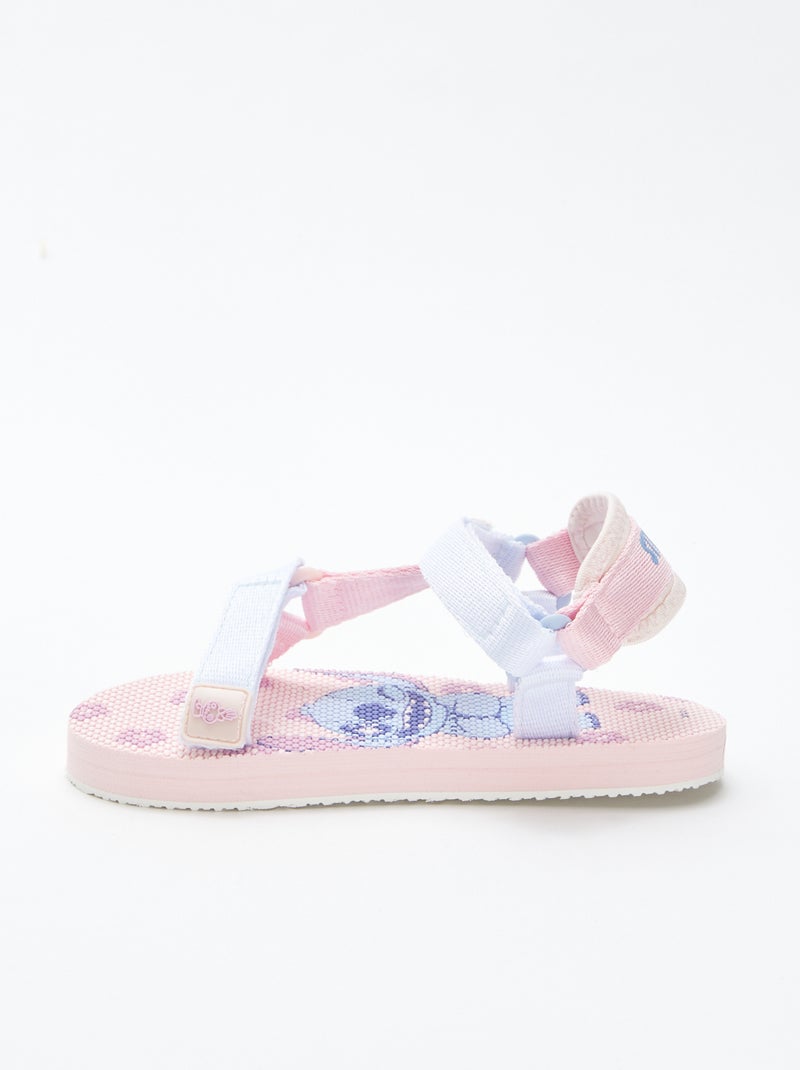 Sandales de plage à 2 scratchs 'Stitch' 'Disney' ROSE - Kiabi