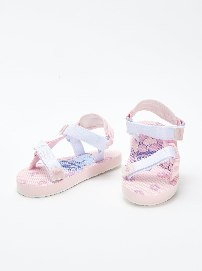 Sandales de plage à 2 scratchs 'Stitch' 'Disney' ROSE - Kiabi